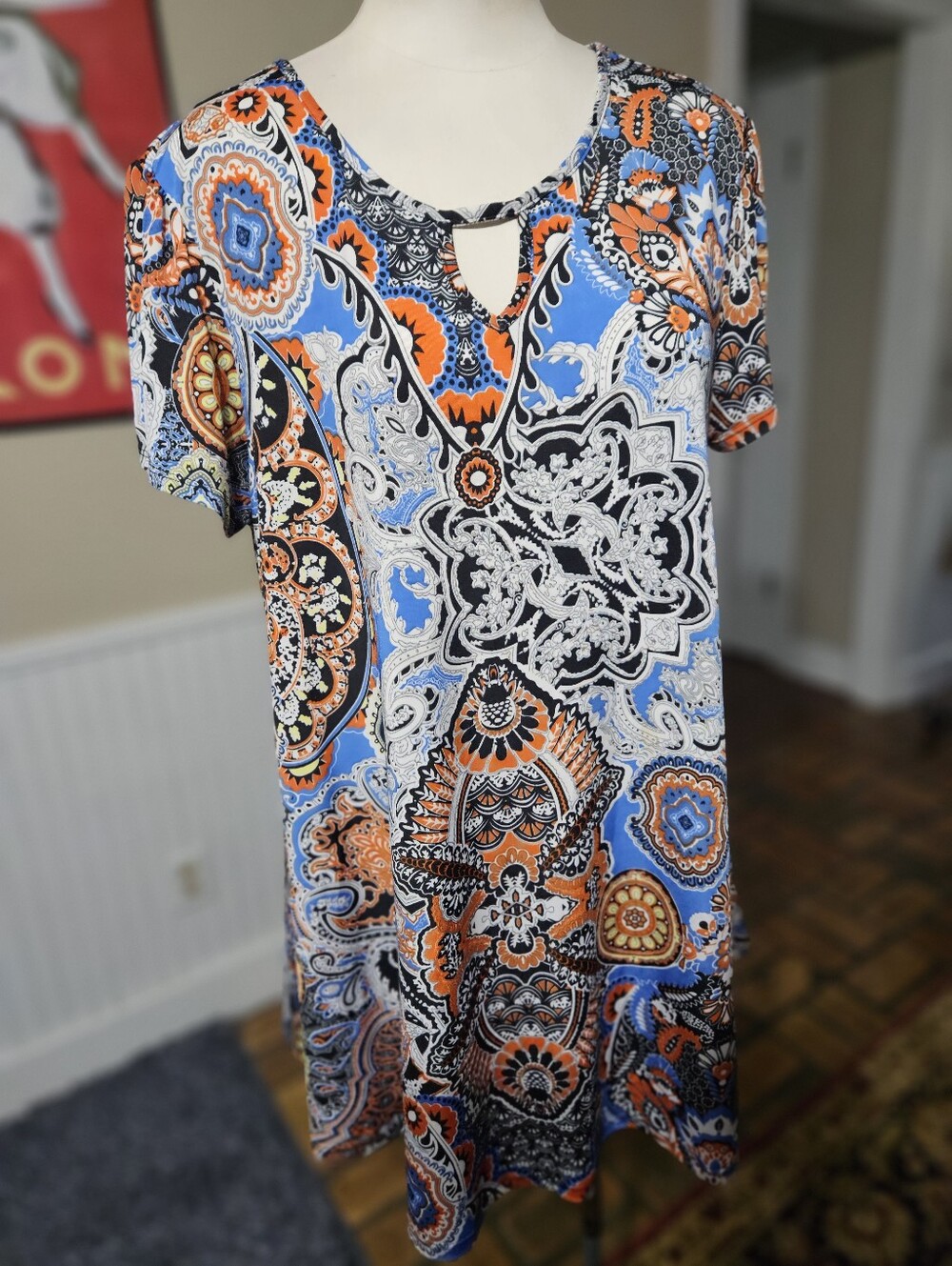 New Directions Boho Dress Large